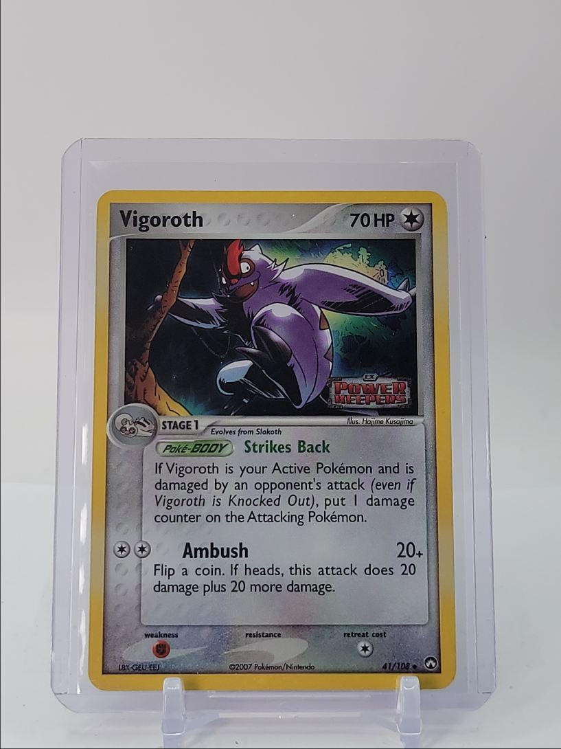 VIGOROTH 2007 POKEMON EX POWER KEEPERS UNCOMMON HOLO 41/108 Q3562