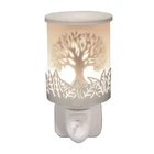 Aroma Electric Plug In Wax Melt Burner Warmer Essential Oil Tree of Life Shad...