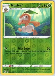 Nuzleaf 012/196 Lost Origin Reverse Holo Uncommon
