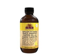 OKAY Pure Naturals Xtra Dark Black Jamaican Castor Oil with Ylang Ylang Oil - 4