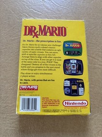 Dr Mario - Nintendo nes Boxato Con Manuale E Custodia Gioco Retr&ograve; Anni 80