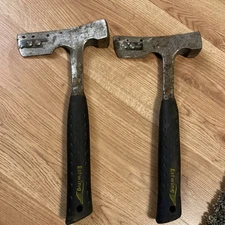  2 Estwing E3-S Shingle's Hatchet Hammer.  Good Used 