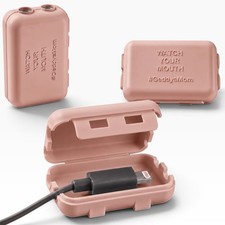 Geddy s Mom Watch Your Mouth USB Charger Protector 3/Pack, Blush