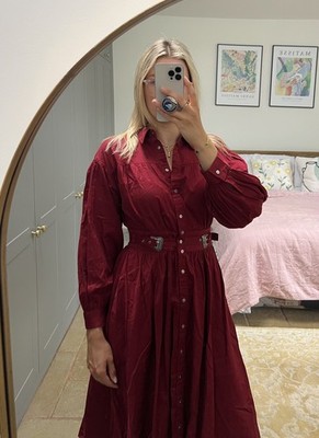 knee length dresses for ladies ZARA. Buttoned ribbed midi dress. Size m – Hibuy market main image 1