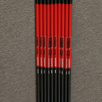 NEW KBS PGI PLAYERS GRAPHITE IRON .370 PARALLEL TIP CHOOSE FLEX WEIGHT SET