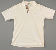 Authentic BURBERRY London SS Polo PRORSUM Check Shirt Men  s MEDIUM Free Shp EUC
