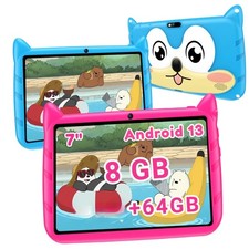 Android Tablet 7 inch Kid Tablet 8GB 64GB Bluetooth WiFi Dual Camera PAD Gift