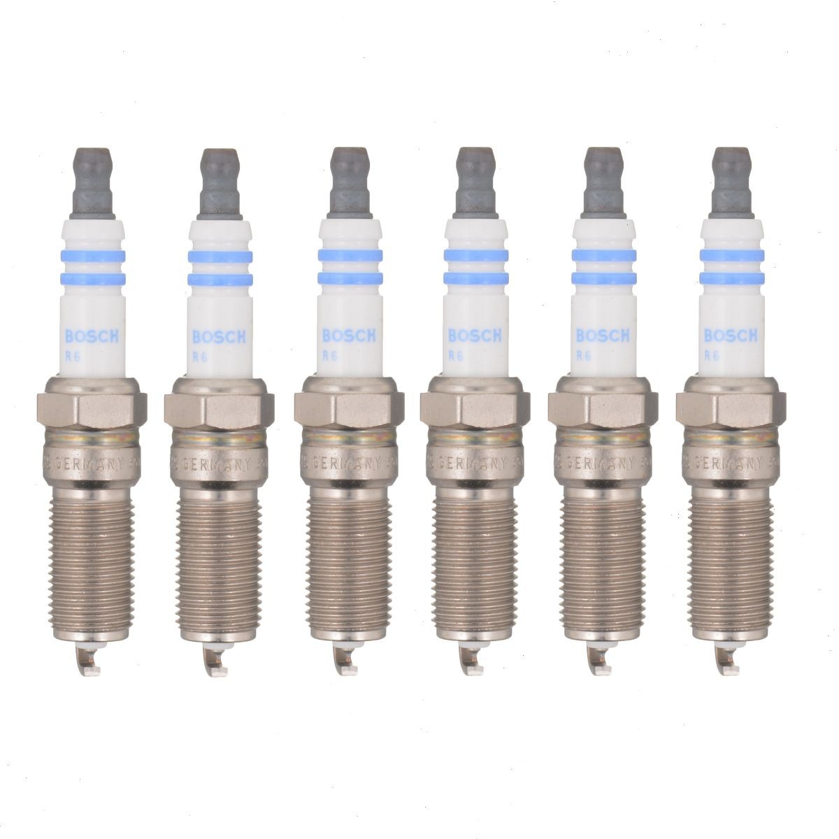6 pc Bosch Double Iridium Spark Plugs for 2017-2019 Ford Fusion 2.7L V6 hv