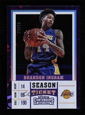 2017 Panini Contenders Draft Picks Cracked Ice Ticket 23/23 Brandon Ingram 7bo
