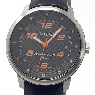 Mido (like new & unworn) CARBON EDITION Ocean Star Automatic Full-Set 8730.4.38