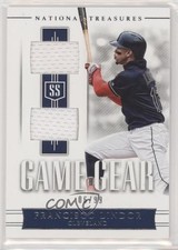 2018 Panini National Treasures Game Gear Duals 6/99 Francisco Lindor #GG-FL ly9