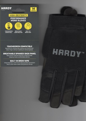 HARDY MENS MECHANICS WORK GLOVES (MEDIUM ONLY)