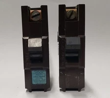Lot of 2 FPE Brown Circuit Breaker 30 Amp Type NA NA130 1-Pole Stab-Lok