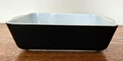 Vintage Rodney Kent Pyrex 503 Black Refrigerator Casserole Dish 1.5QT USA