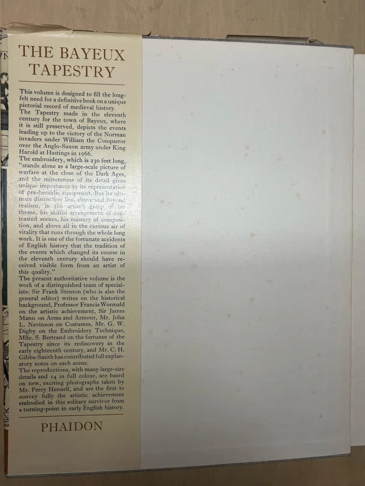 Vintage The Bayevx Tapestry Book By Phaidon - Image 4 of 4