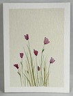 ACEO Original Watercolor Painting 2.5x3.5 Signed Meadow Wildflowers Art OOAK — photo 2