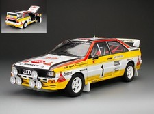 Vehicle Model Car Scale 1:18 AUDI QUATTRO A2 RALLY MONTE CARLO 1984