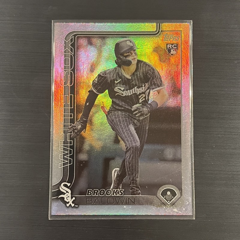 2025 Topps Series 1 - Brooks Baldwin #249 Rainbow Foilboard (RC)