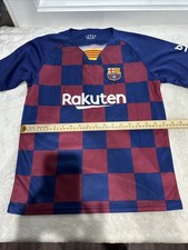FCB Barcelona Size 28 M Youth Messi 10 Rakuten UNICEF Warm Up Jersey