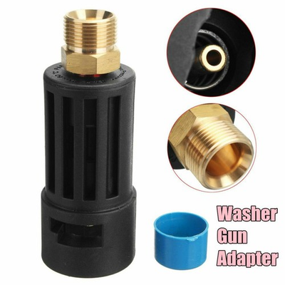 #ad High Pressure Washer Gun Lance Fitting Adapter For Karcher K series X M22M 1Pcs $19.14