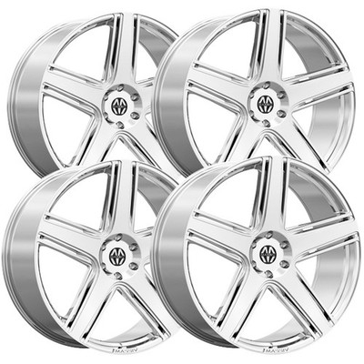 (Set of 4) Massiv 926 Classico 26x9.5 6x135 +25mm Chrome Wheels Rims 26'' Inch