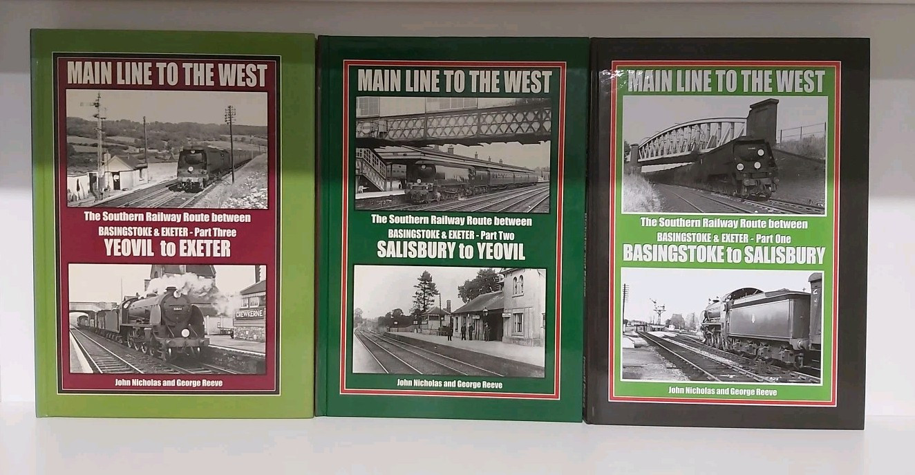 Main Line to the West – Southern Railway Basingstoke to Exeter – 3 Volume Set
