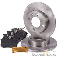 ATEC BREMSSCHEIBEN VOLL Ø232 + BELÄGE HINTEN FÜR SEAT AROSA IBIZA VW LUPO POLO