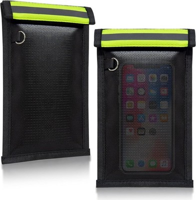 2 Stück Faraday Schutz Tasche für Autoschlüssel Smartphone Keyless Go RFID NFC