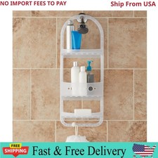 Mainstays Large Over the Shower Caddy with Shelves and Deep Basket, Heavy Duty