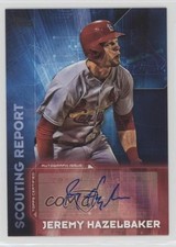 2016 Topps Update Scouting Report Auto Jeremy Hazelbaker #SRA-JH Auto 4r2