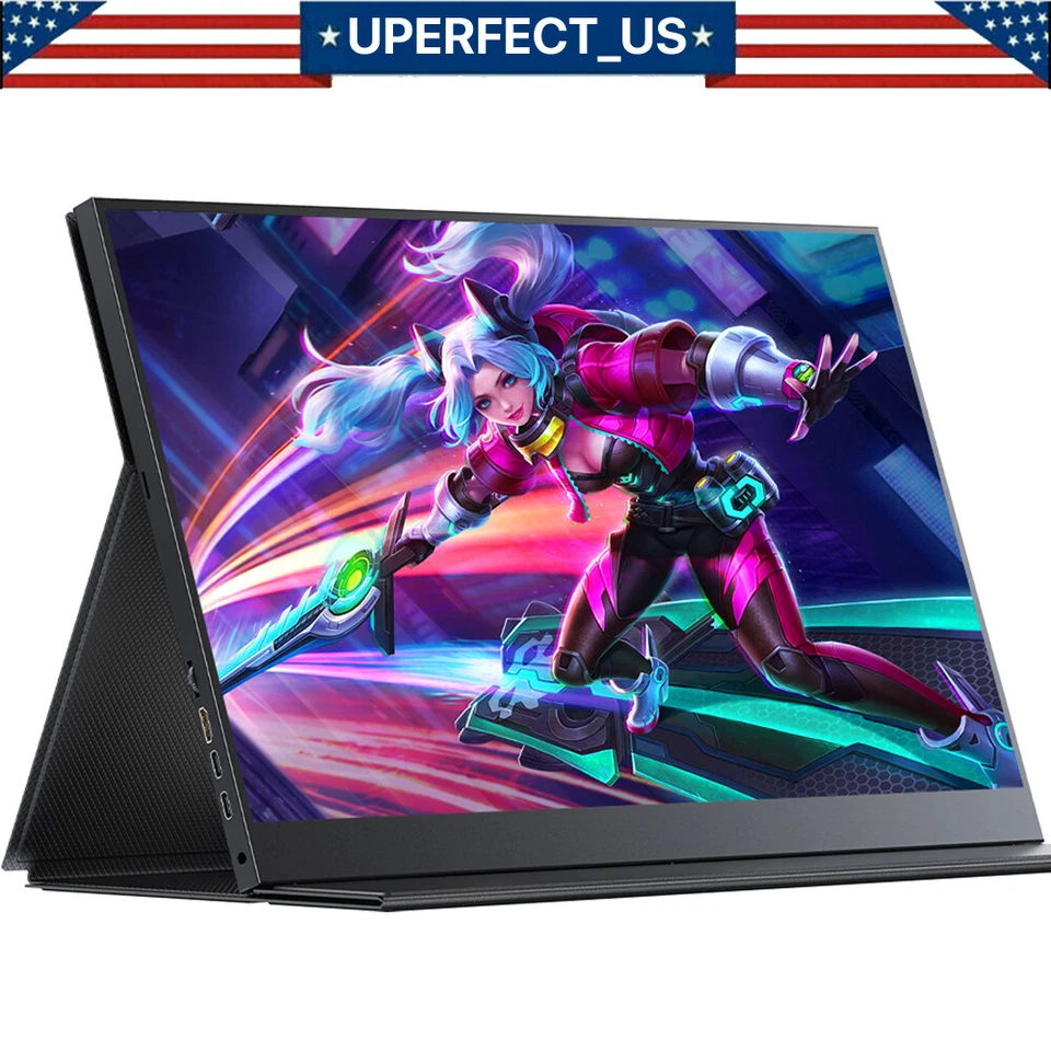 UPERFECT 18.0" Inch 2K 2560*1600 HDR IPS 144Hz Portable Monitor USB C HDMI Input - Image 2 of 4
