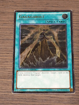 Gagagabolt - ZTIN-ENV03 - Ultimate Rare Foil Holo Yu-Gi-Oh! Yugioh