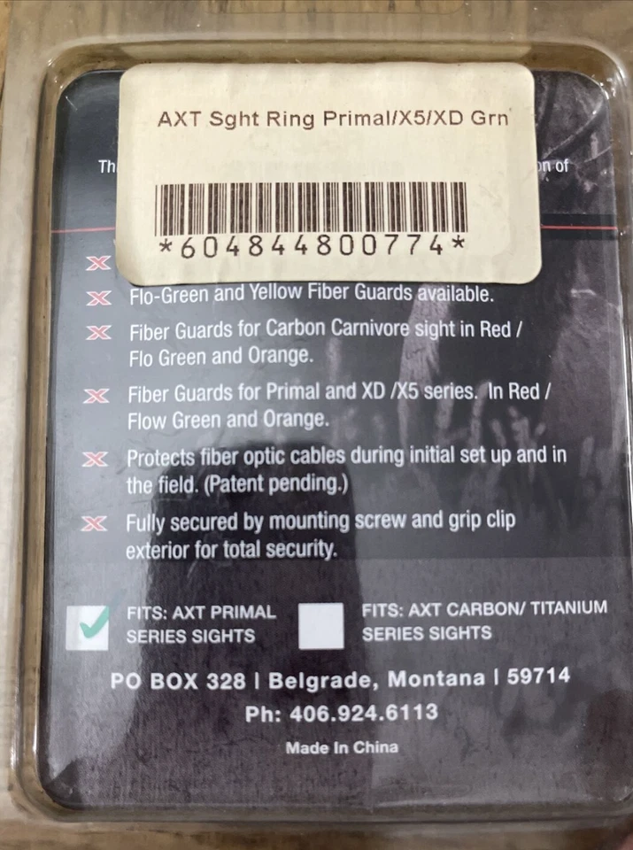 HD Fiber Guard Archery AXT Sight Ring Primal Hunting-Brand New-SHIPS N 24 HOURS - Image 4 of 4