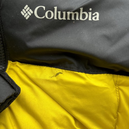 Columbia Youth Unisex Pike Lake Jacket, Black/Laser Lemon Size S - Picture 3 of 9