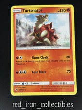Turtonator 26/147 Rare Burning Shadows Sun & Moon Pokemon Card 2017