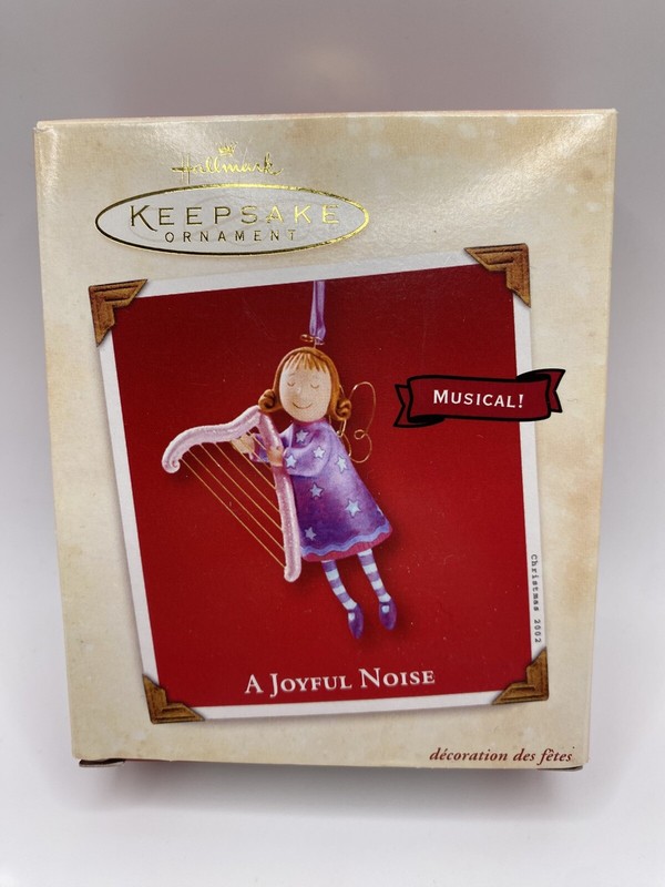 Hallmark Keepsake 2002 A Joyful Noise Angels Christmas Ornament- NEW- READ