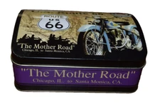 U.S. Route 66 "The Mother Road" Collectible Special Edition Metal Tin Open Road