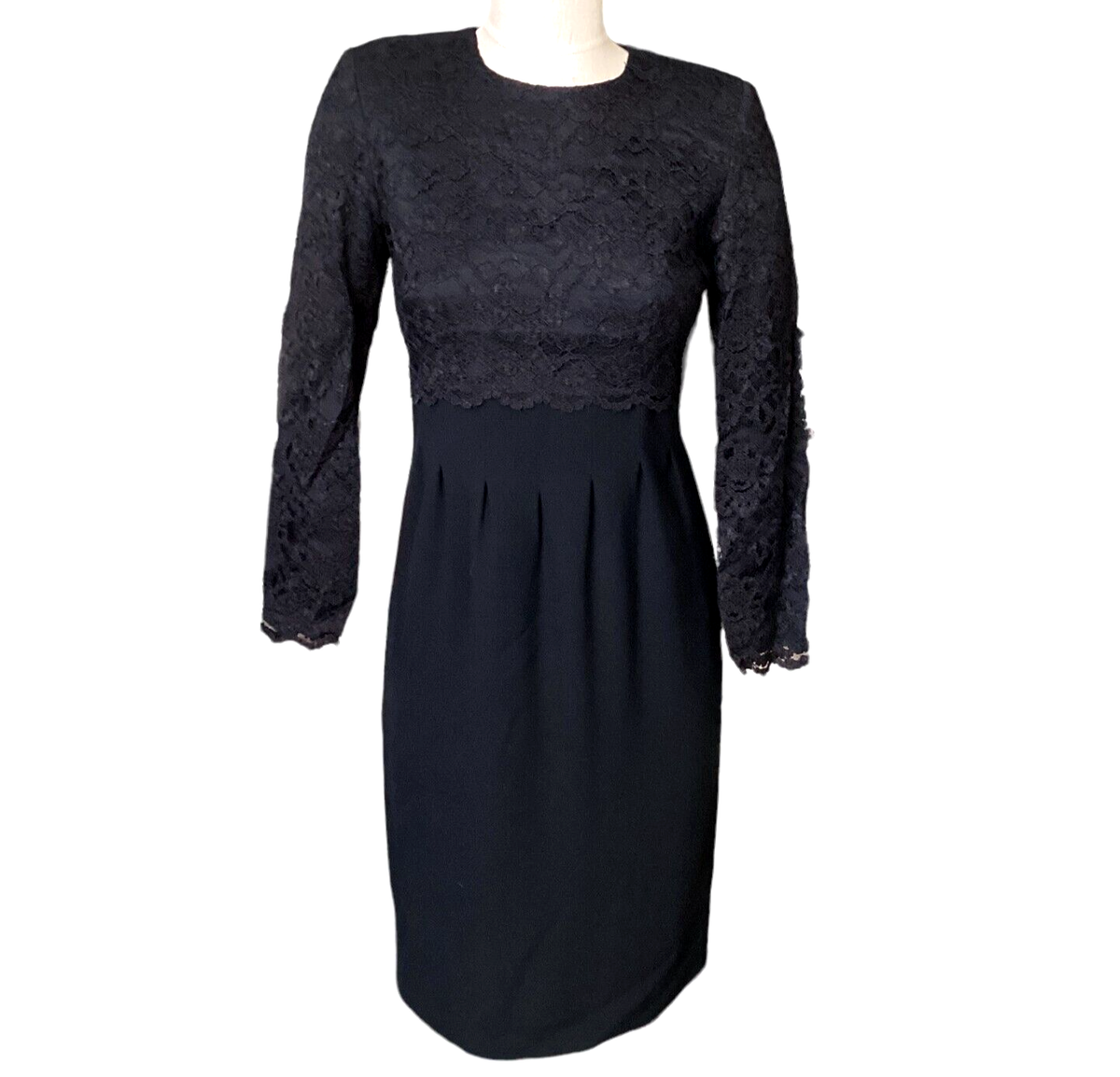 infinite love lace maxi dress High-Neck Long Sleeve Lace Wedding Dress Vanilla / Made to Measure