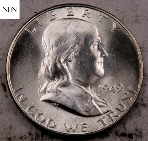 1949 Franklin Half Dollar - Gem BU - 90% Silver