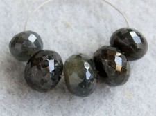 29ctw Natural Blue Sapphire Faceted Rondelle Gemstone Beads