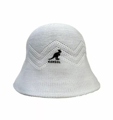 vintage kangol crochet bucket hat cap 