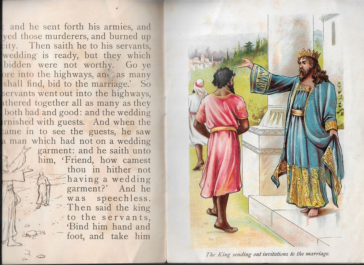 1901 Marriage Of The King's Son book FATHER TUCK'S SCRIPTURE