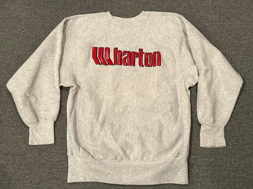 Vintage Wharton Champion Reverse Weave Sweatshirt XL Pennsylvania University