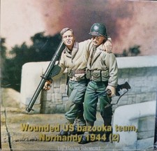 1/35 Resin US 2 Soldiers Wounded Normandy unpainted unassembled 36271