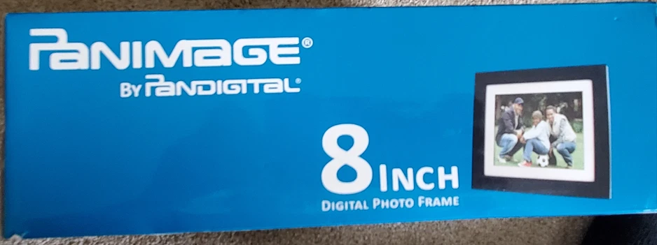 Pandigital Panimage 8" Digital Photo Frame Holds 6400 Images 1GB Memory NEW - Image 3 of 4