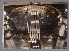 SHORT STIRLING BOMBER FLIGHT CONTROLS RAF WW2 VINTAGE ORIGINAL PRESS PHOTO 
