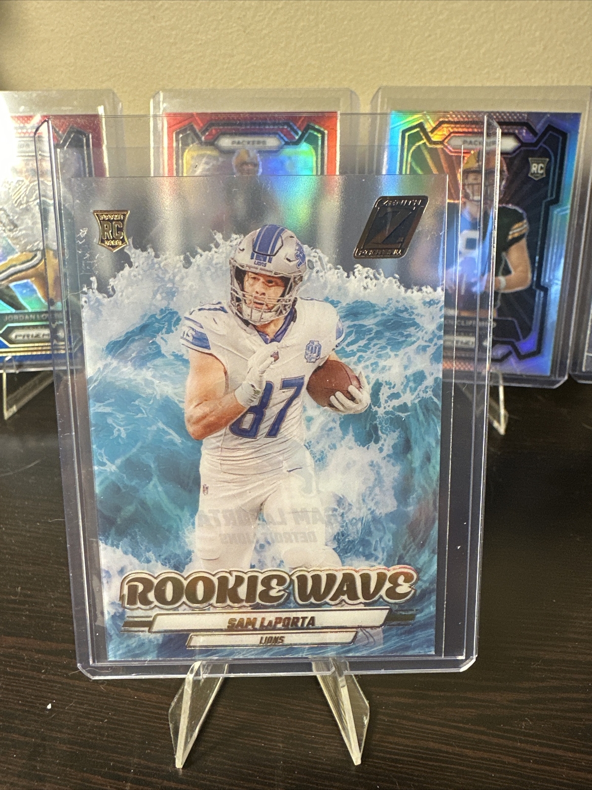 2023 Panini SAM LAPORTA Zenith Football No. 35 RC Rookie wave