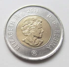 2011 Canada Toonie — photo from another recent sale
