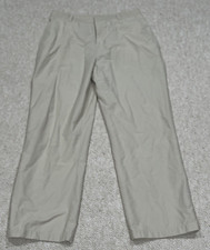 Ralph Lauren Womens Pants Size 8 Ivory Nylon Cotton Hong Kong VINTAGE