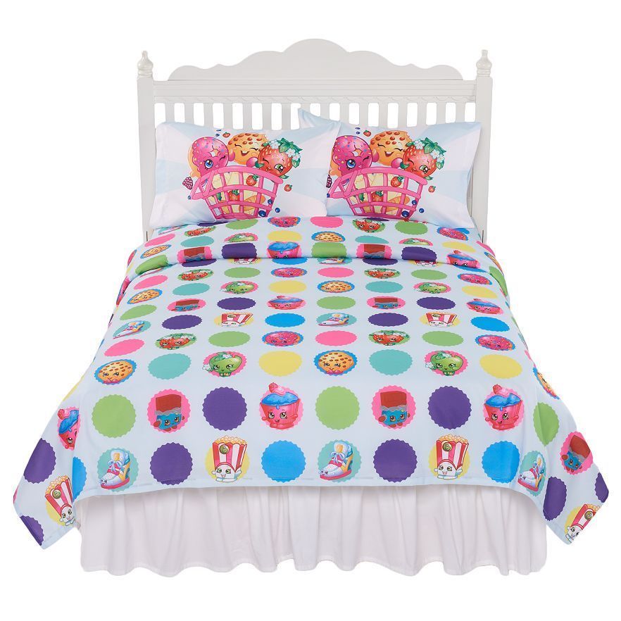 Girls Sheets Set Shopkins Bedding sizes Twin or Full NEW